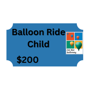 Hot Air Balloon Ride - Child